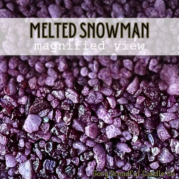 Melted Snowman Sizzling Room Salt Crystal Potpourri: Teaberry Scent - Picture 3 of 9